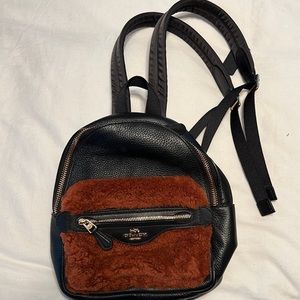 Gently used Coach backpack